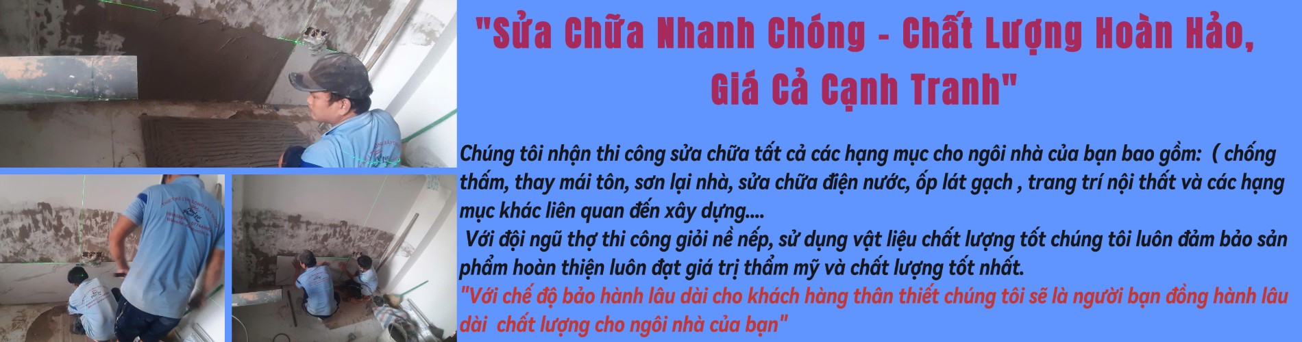 sửa chữa nhà uy tín